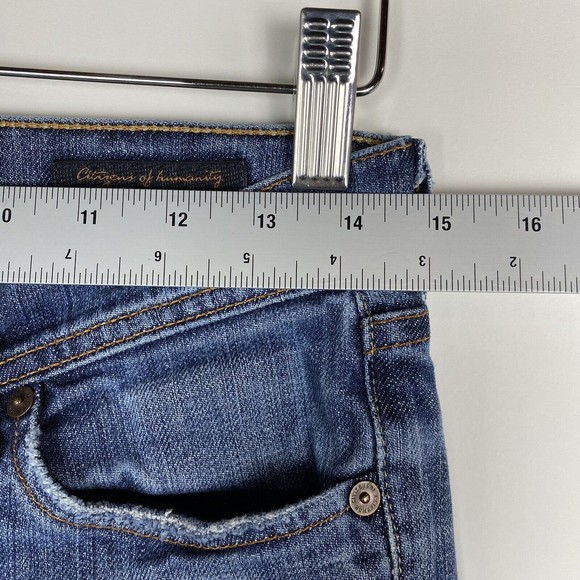Citizens of Humanity Ingrid 002 Stretch Low Waist Flare Women Size 28 - Picture 7 of 11
